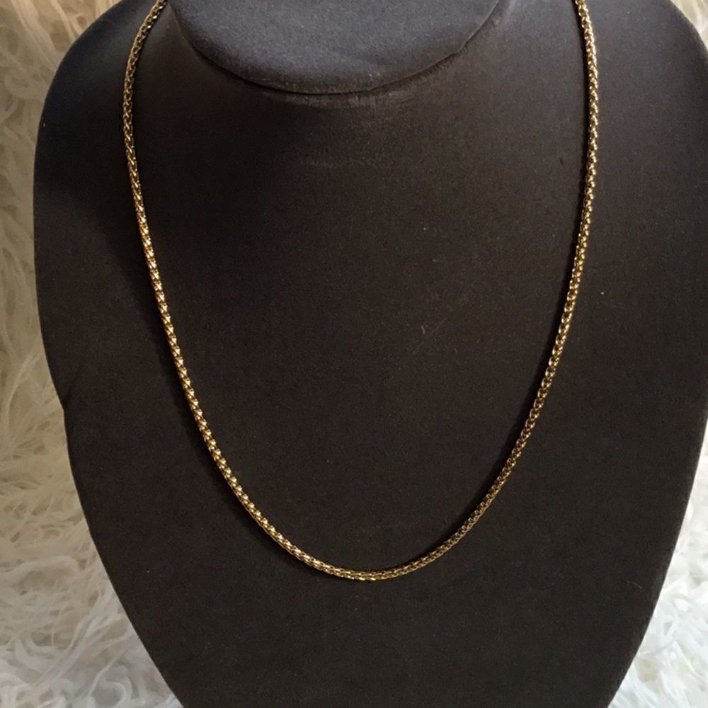 UNISEX GOLD PLATED ROPE STYLE NECKLACE 20” - Picture 4 of 10